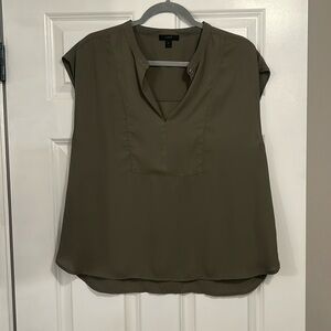 J Crew Olive Green Blouse